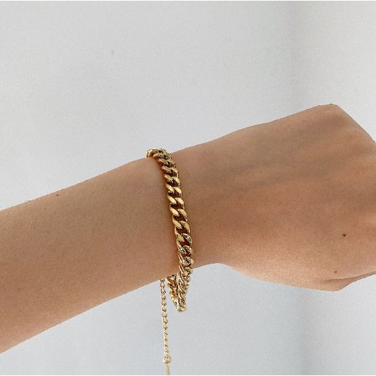 Charlotte Curb Chain Bracelet - BYOUJEWELRY