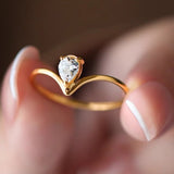 Maeve Pear Cut Ring