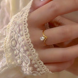 Maeve Pear Cut Ring