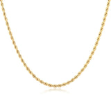 Lucie Gold Rope Twist Chain - BYOUJEWELRY