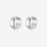 Mia Silver Hoops - BYOUJEWELRY